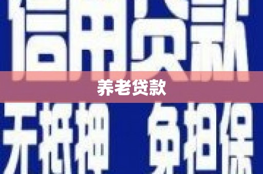 抚远养老贷款