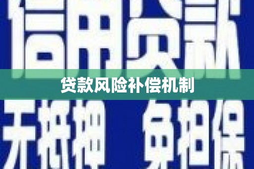 抚远贷款风险补偿机制