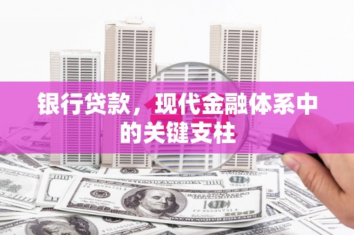 抚远银行贷款，现代金融体系中的关键支柱