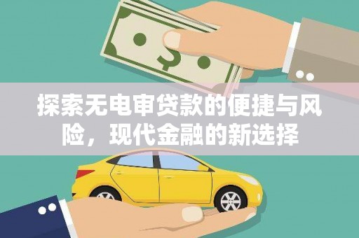 抚远探索无电审贷款的便捷与风险，现代金融的新选择