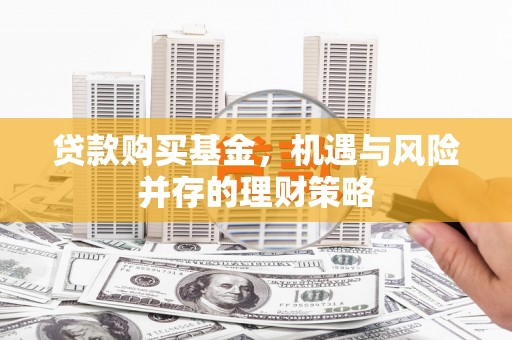 抚远贷款购买基金，机遇与风险并存的理财策略