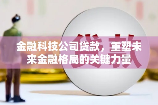 抚远金融科技公司贷款，重塑未来金融格局的关键力量