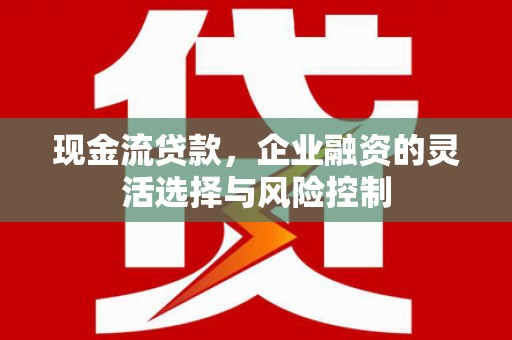 抚远现金流贷款，企业融资的灵活选择与风险控制
