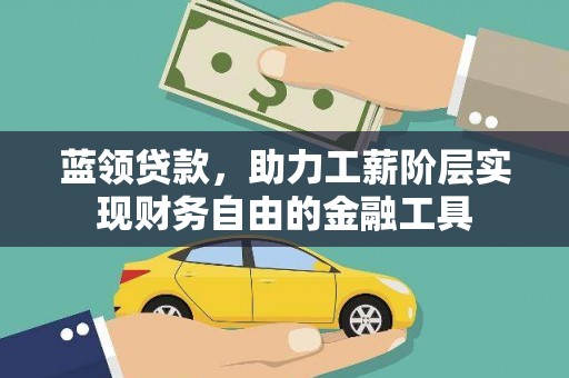 抚远蓝领贷款，助力工薪阶层实现财务自由的金融工具