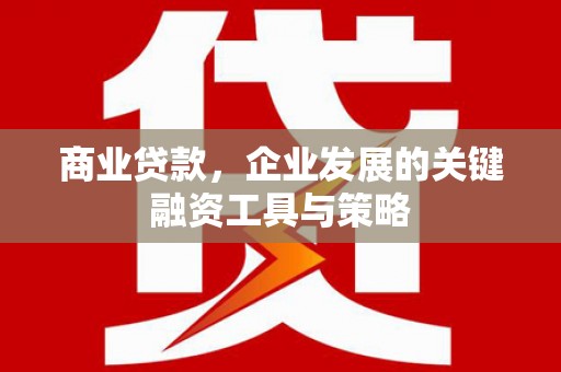 抚远商业贷款，企业发展的关键融资工具与策略