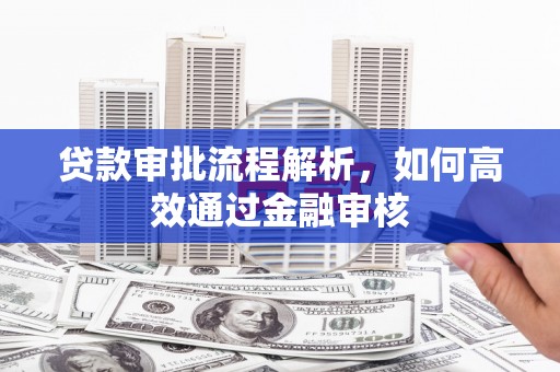 抚远贷款审批流程解析，如何高效通过金融审核