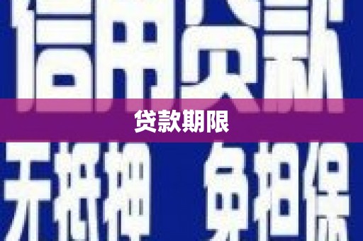 抚远贷款期限