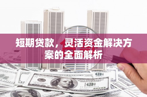 抚远短期贷款，灵活资金解决方案的全面解析