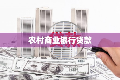 抚远农村商业银行贷款