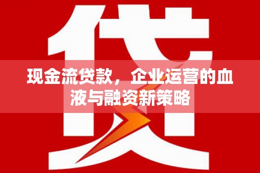 抚远现金流贷款，企业运营的血液与融资新策略