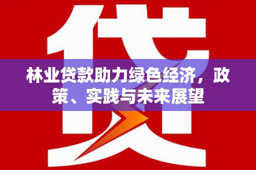 抚远林业贷款助力绿色经济，政策、实践与未来展望