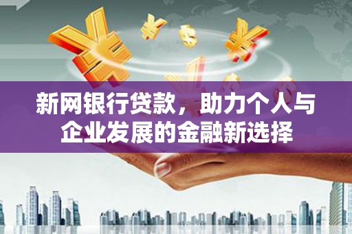 抚远新网银行贷款，助力个人与企业发展的金融新选择