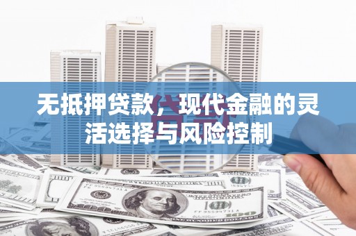 抚远无抵押贷款，现代金融的灵活选择与风险控制