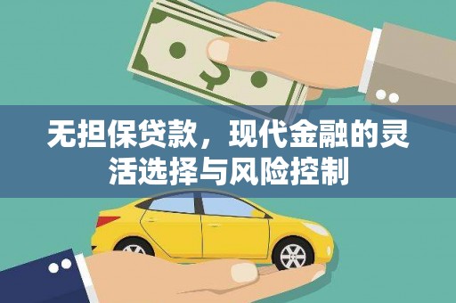 抚远无担保贷款，现代金融的灵活选择与风险控制