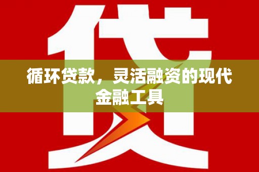 抚远循环贷款，灵活融资的现代金融工具