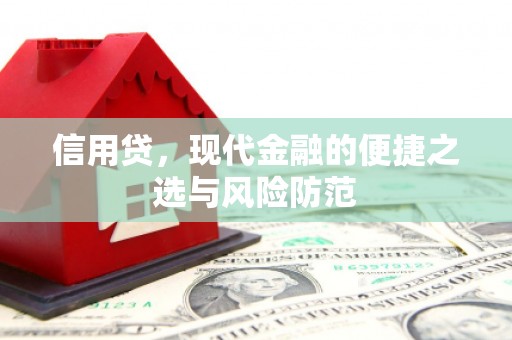 抚远信用贷，现代金融的便捷之选与风险防范