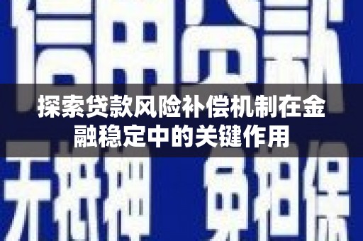 抚远探索贷款风险补偿机制在金融稳定中的关键作用