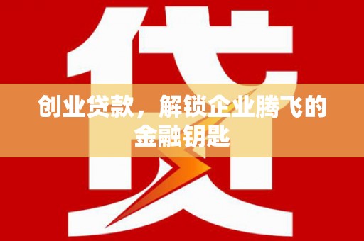 抚远创业贷款，解锁企业腾飞的金融钥匙