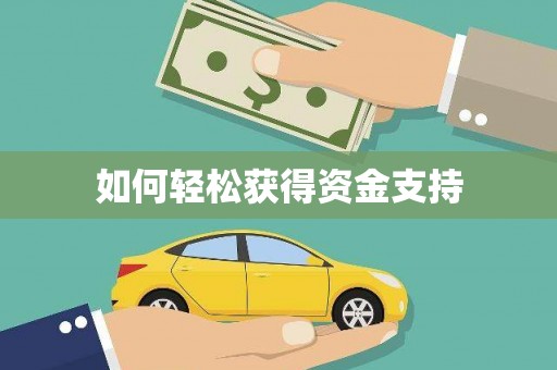 抚远如何轻松获得资金支持