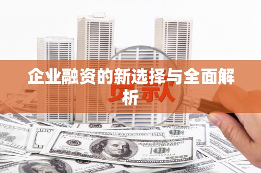 抚远企业融资的新选择与全面解析