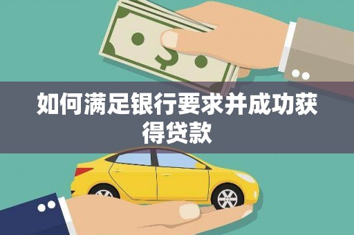 抚远如何满足银行要求并成功获得贷款