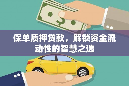 抚远保单质押贷款，解锁资金流动性的智慧之选
